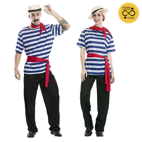 Disfraz de Gondolero Venecia para adulto unisex Bis