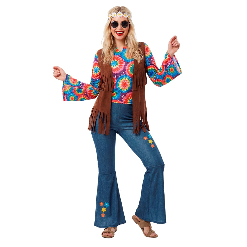 Disfraz de Hippie Chill para mujer Bis