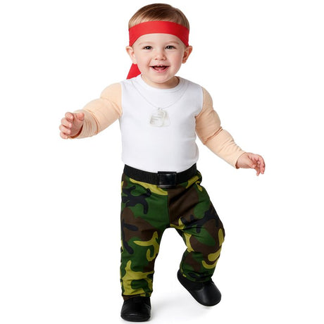 Disfraz de John Rambo para bebé