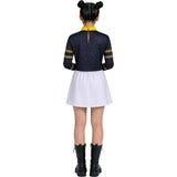 Disfraz de K-pop Silver Leader Classic para niña Espalda