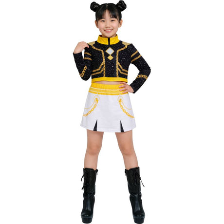 Disfraz de K-pop Silver Leader Classic para niña