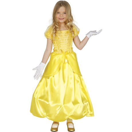 Disfraz de La Bella para niña