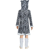 Disfraz de Leopardo de las Nieves para niña Espalda