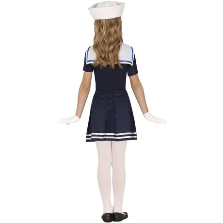 Disfraz de Marinera Clásica para niña Espalda