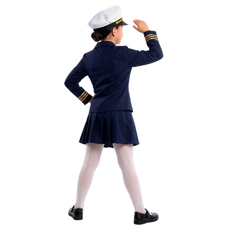 Disfraz de Marinera Tradicional para niña Espalda