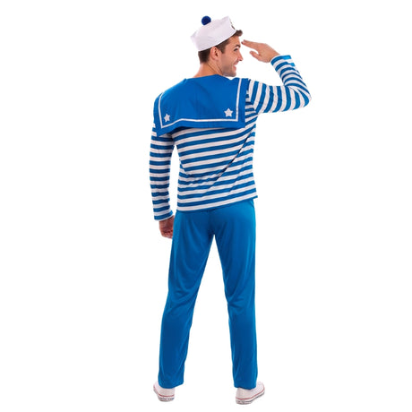 Disfraz de Marinero Alta Mar para hombre Espalda