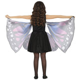 Disfraz de Mariposa Morada con Alas para niña Espalda