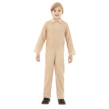 Disfraz de Mono de Trabajo Crema infantil