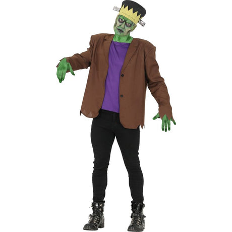 Disfraz de Monstruo Verde Frankenstein para hombre