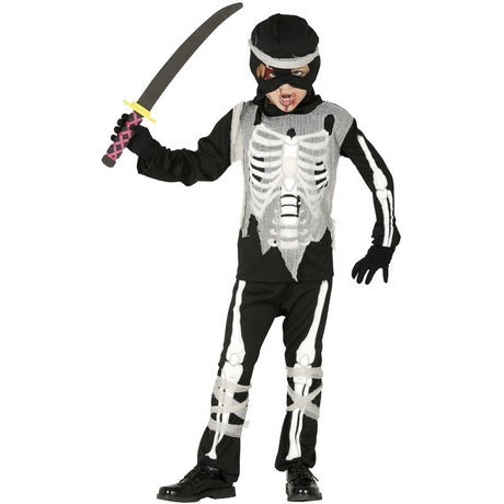 Disfraz de Ninja Skull Kombat para niño