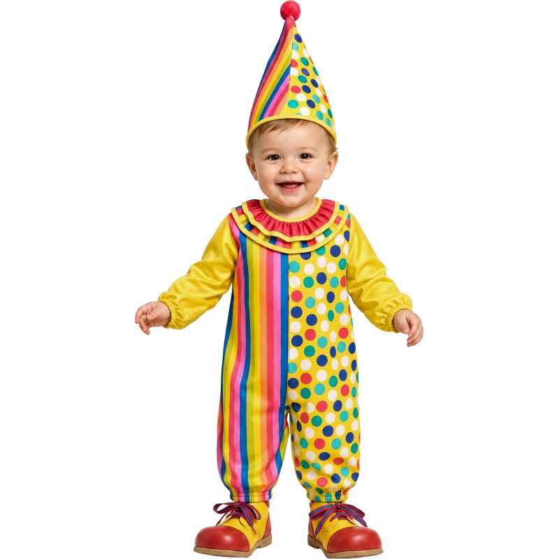 Disfraz de Payaso Colorines para bebé