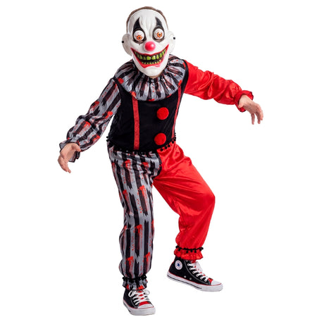 Disfraz de Payaso Lunático para niño