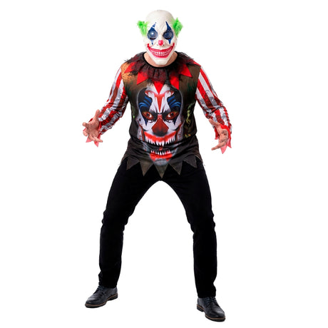 Disfraz de Payaso Smily Killer para hombre