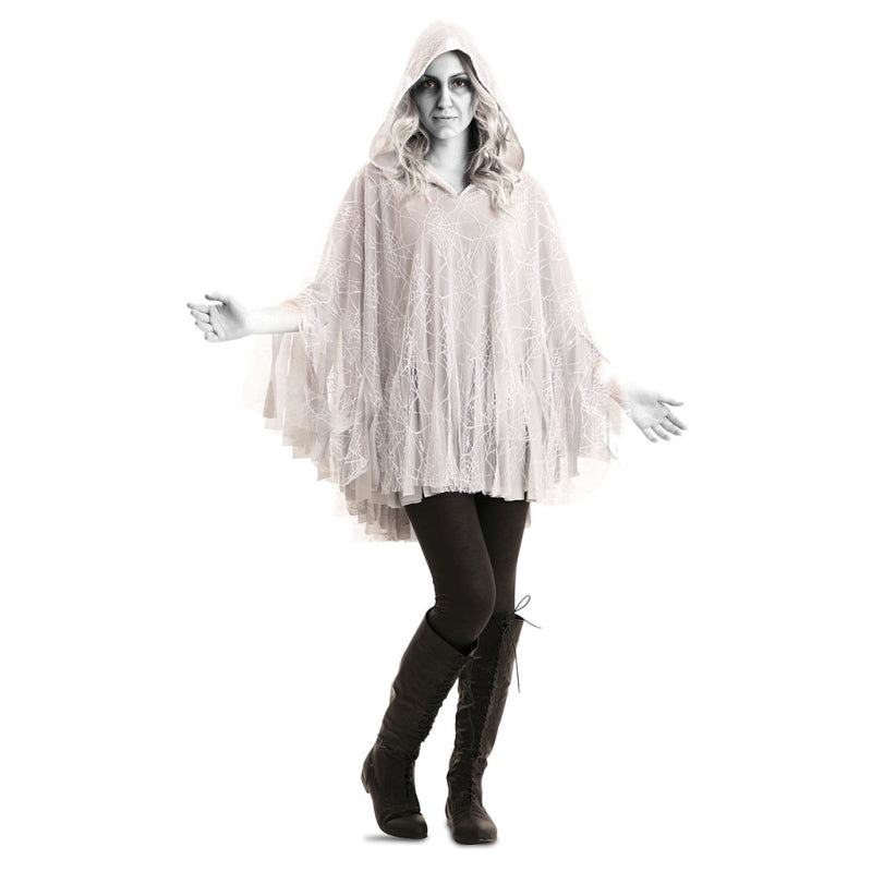 Disfraz Poncho Fantasma  adulto unisex