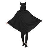 Disfraz de Poncho Gato Satánico para mujer-espalda