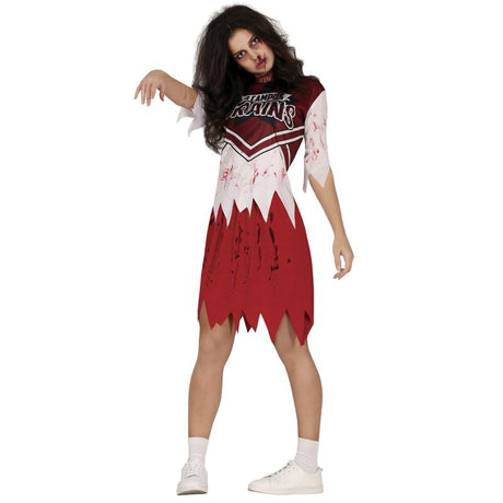 Disfraz de Rugby Campus Zombie para mujer