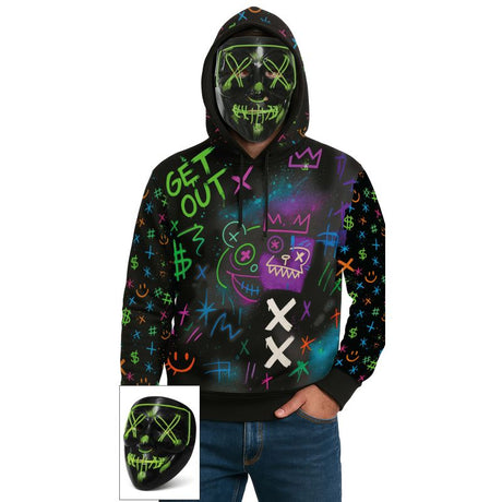 Disfraz de Sudadera Graffiti Man para hombre