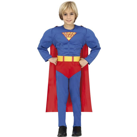 Disfraz de Superhéroe Musculoso para niño