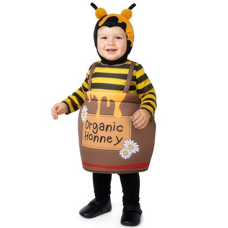 Disfraz de Tarro de Miel Abejita para bebé