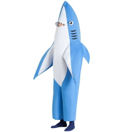 Disfraz de Tiburón Azul para hombre