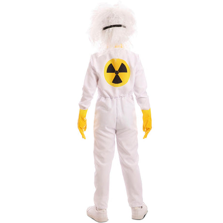 Disfraz de Científico Nuclear para niño Espalda