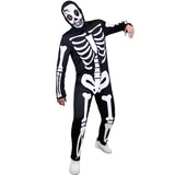 Disfraz de Esqueleto brilla en la oscuridad para hombre Bis