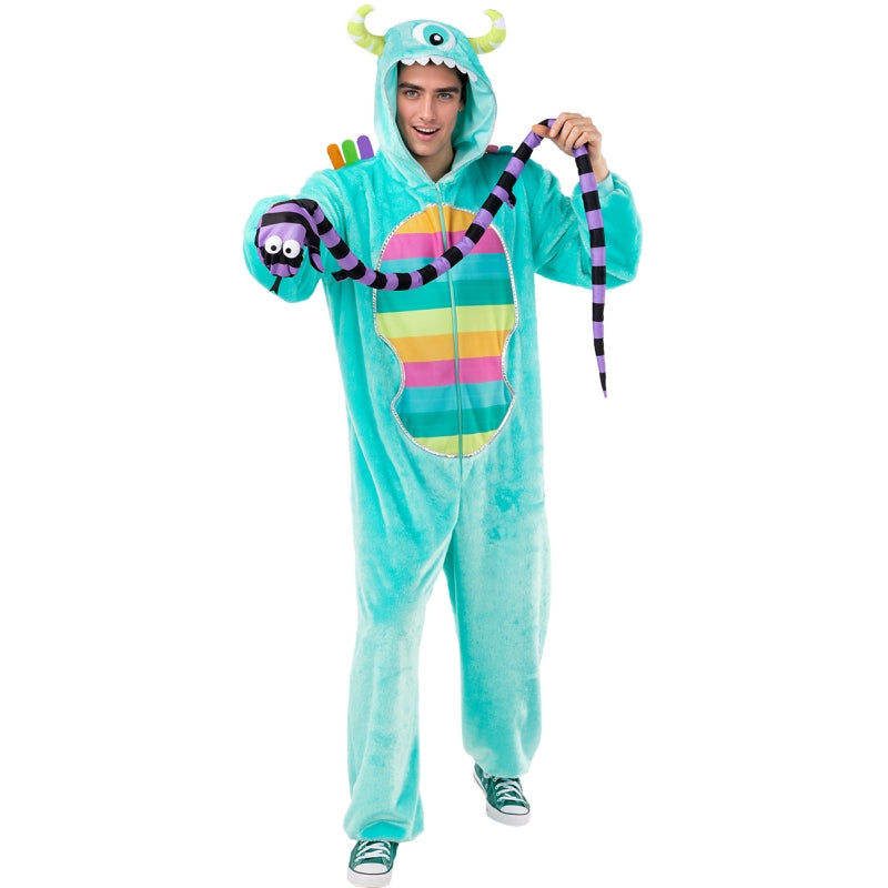 Disfraz de Monstruo Colorido para adulto Bis