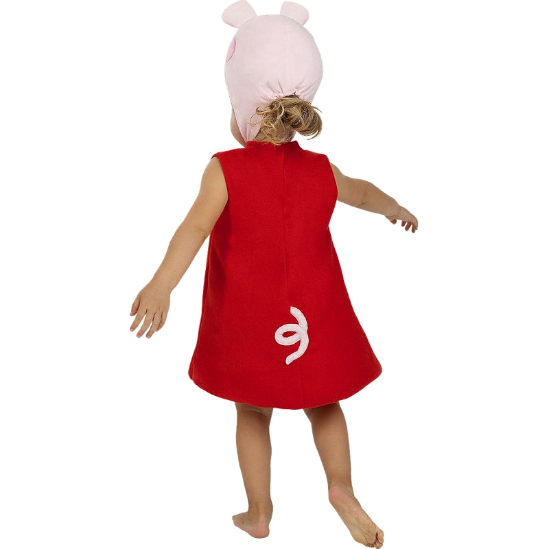 Disfraz de Peppa Pig para niña Espalda