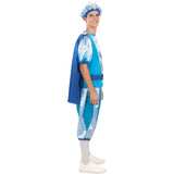 Disfraz de Principe Azul con Capa para hombre Perfil