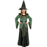 Disfraz de Bruja Deluxe para niña Detalle