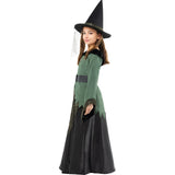 Disfraz de Bruja Deluxe para niña Perfil