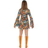 Disfraz de Discotequera Años 70 para mujer Espalda