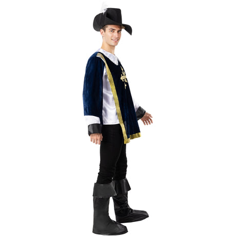 Disfraz de Mosquetero Aramis para hombre Perfil