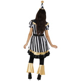 Disfraz de Payasa Macabra para mujer Espalda