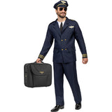 Disfraz de Piloto de Aviación para hombre Bis