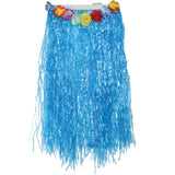 Falda Hawaiana larga azul packaging