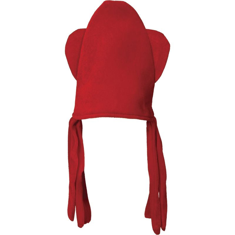 Gorro Calamar rojo Espalda