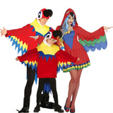 Disfraces Loros Tropicales para grupos y familias