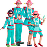 Disfraces Marcianos Verde Turquesa para grupos y familias