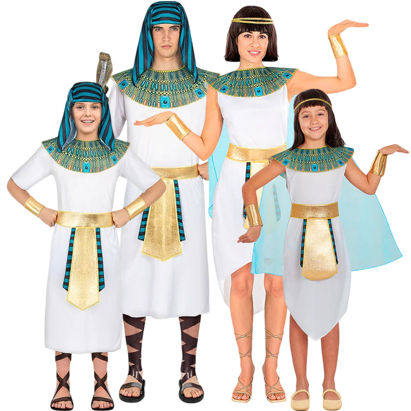 Disfraces Monarcas Egipcios para grupos y familias