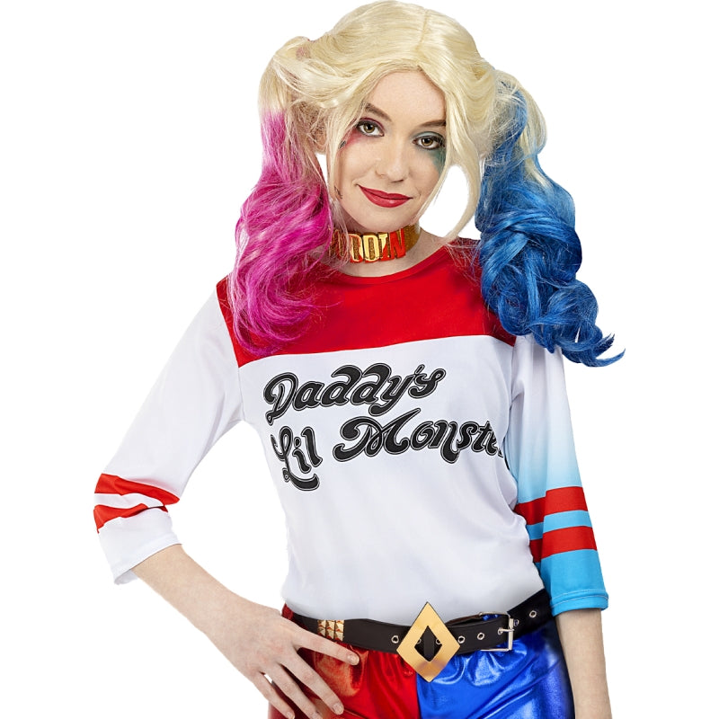 Disfraz de Chaqueta Harley Quinn de Suicide Squad para mujer Bis