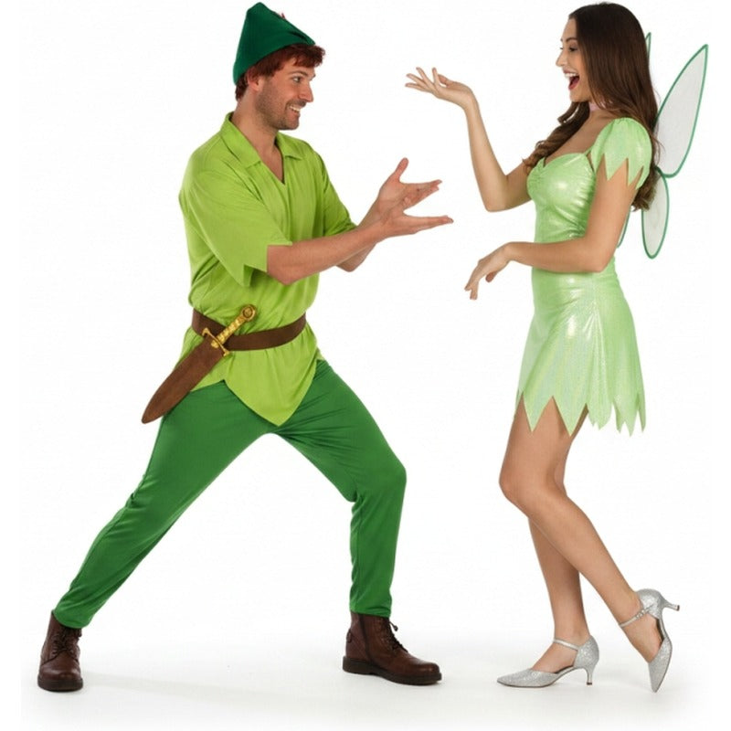 Déguisements Peter Pan et Clochette 