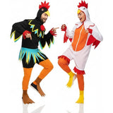 Déguisements Coq et Poule à crête