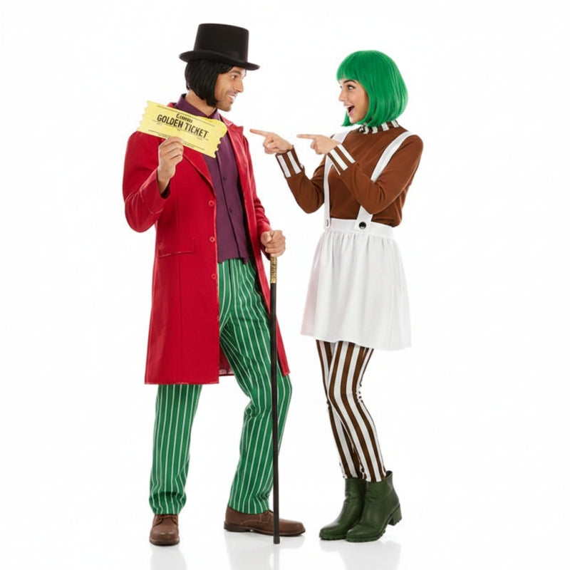 Déguisements Willy Wonka et Oompa-Loompa