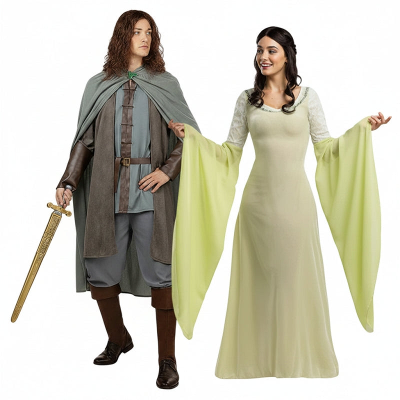 Set Aragorn et Arwen Le Seigneur des Anneaux