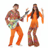 Costume Hippies Good Vibes en couple