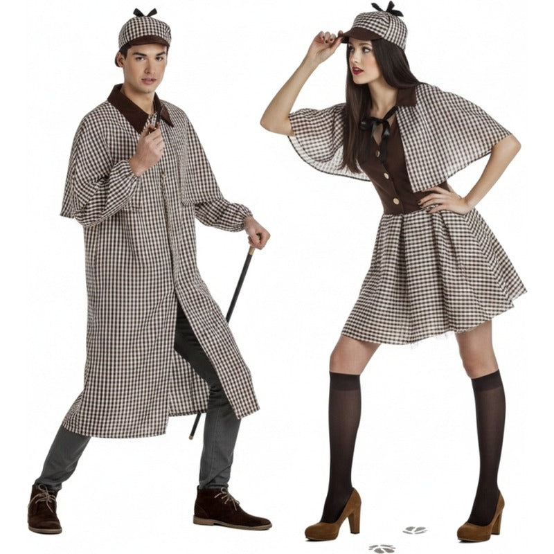 Costume Couple Détectives Sherlock