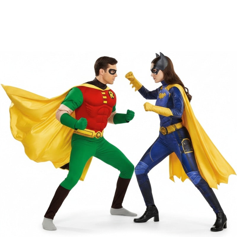 Déguisements Robin et Batgirl Deluxe