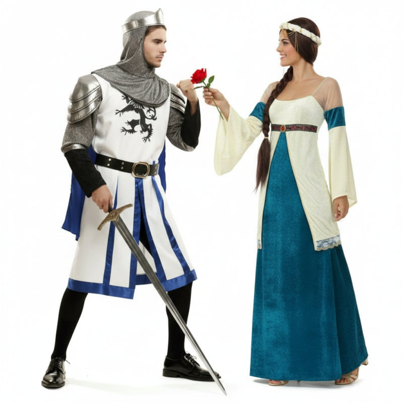 Déguisements Médiévaux Bleus 