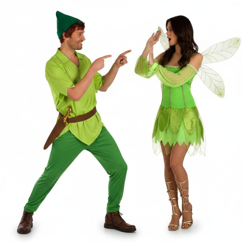 Déguisements Peter Pan et Fée Clochette 